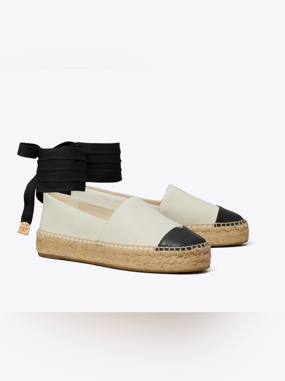Tory Burch Cap-Toe Platform Espadrille - Picture 6 of 8